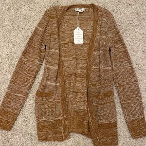 Orange/White Cardigan